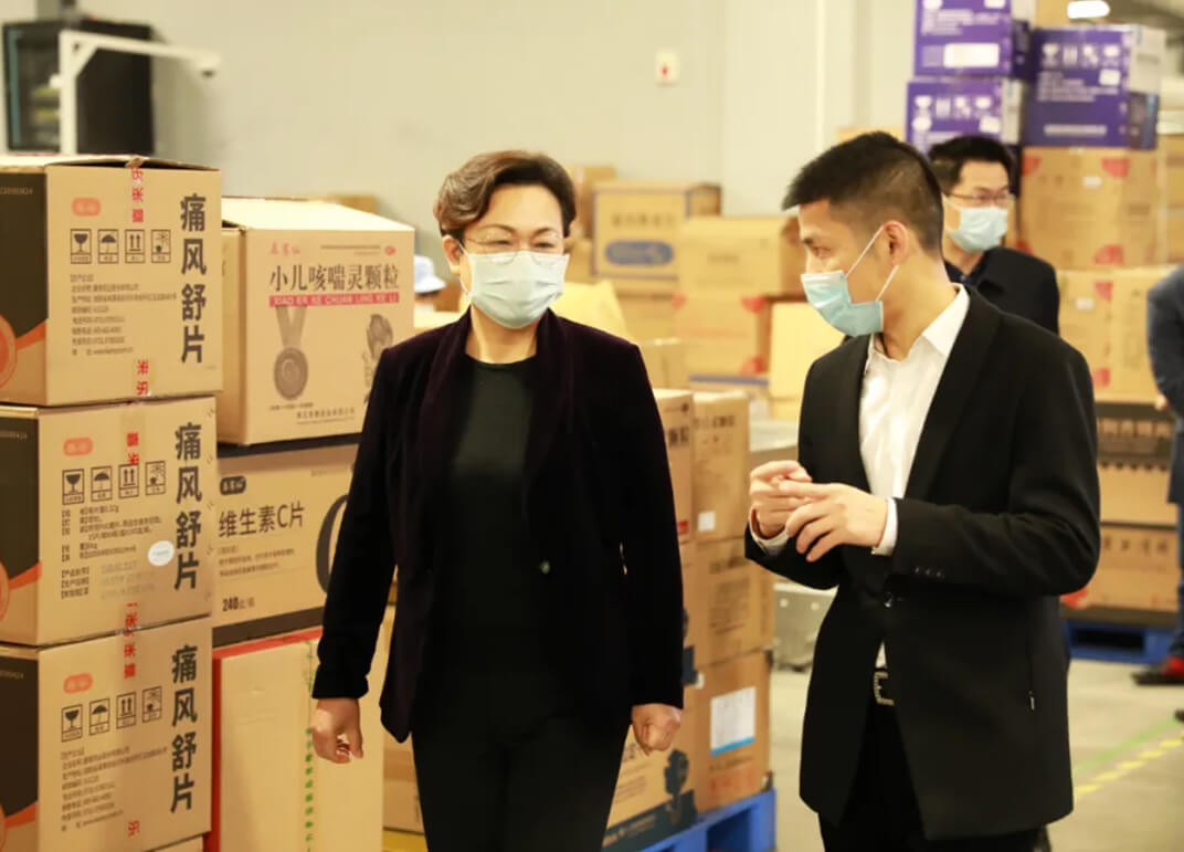 又一次赞许！湖南省委组织部副部长肖百灵视察AG贵宾会医药