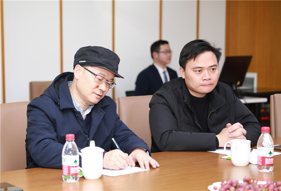 湖南工商大学黄福华院长一行莅临AG贵宾会医药集团总部参观调研