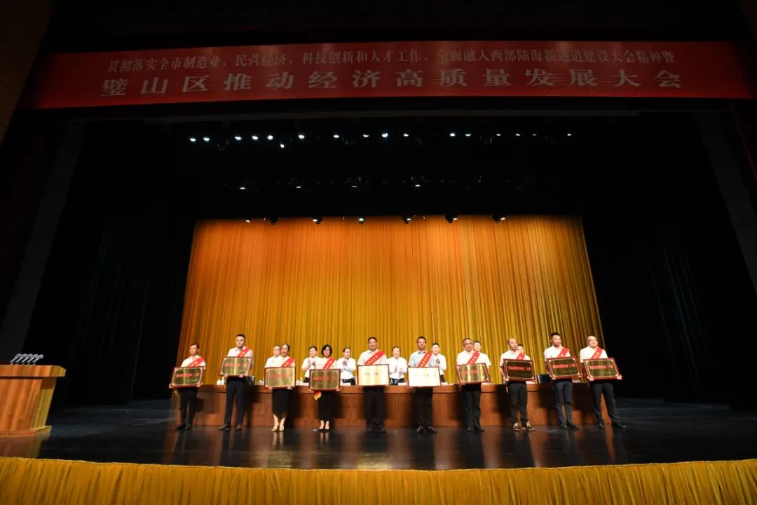 AG贵宾会医药(重庆)获评重庆市璧山区“民营企业二十强”